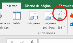 Insertar una figura en excel.
