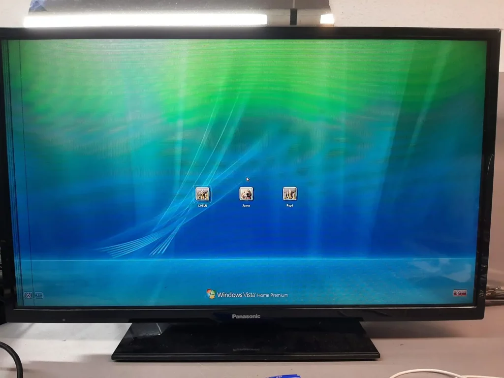 Pc mostrando señal de vídeo