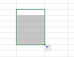 después de limpiar celdas manualmente en excel
