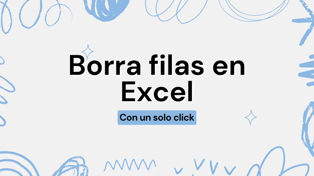 Imagen destacada sobre como borrar filas en excel